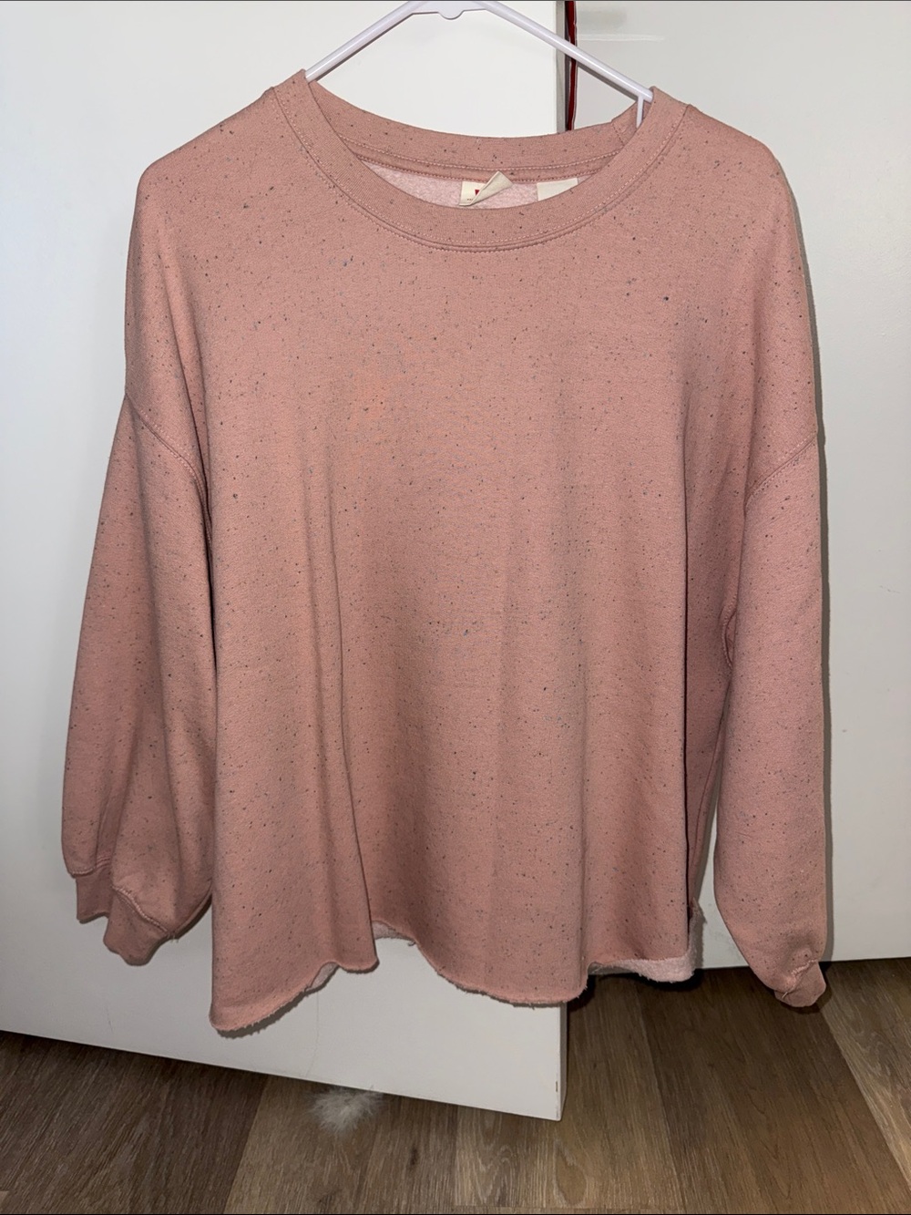 Levi's Dusty Rose Speckled Pullover Sweatshirt